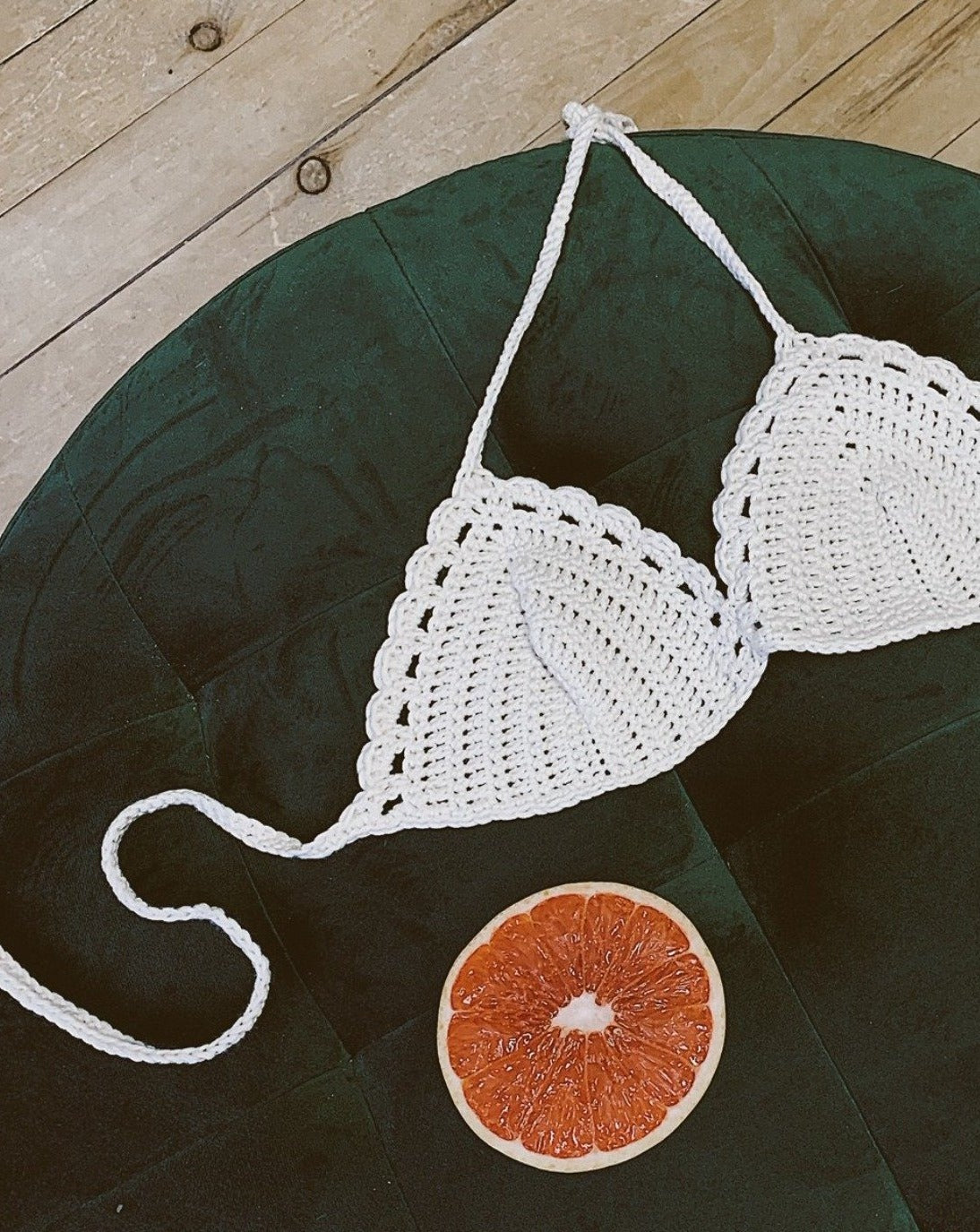 Crochet Bikini Top Pattern – Girl on the Moon - Main Image